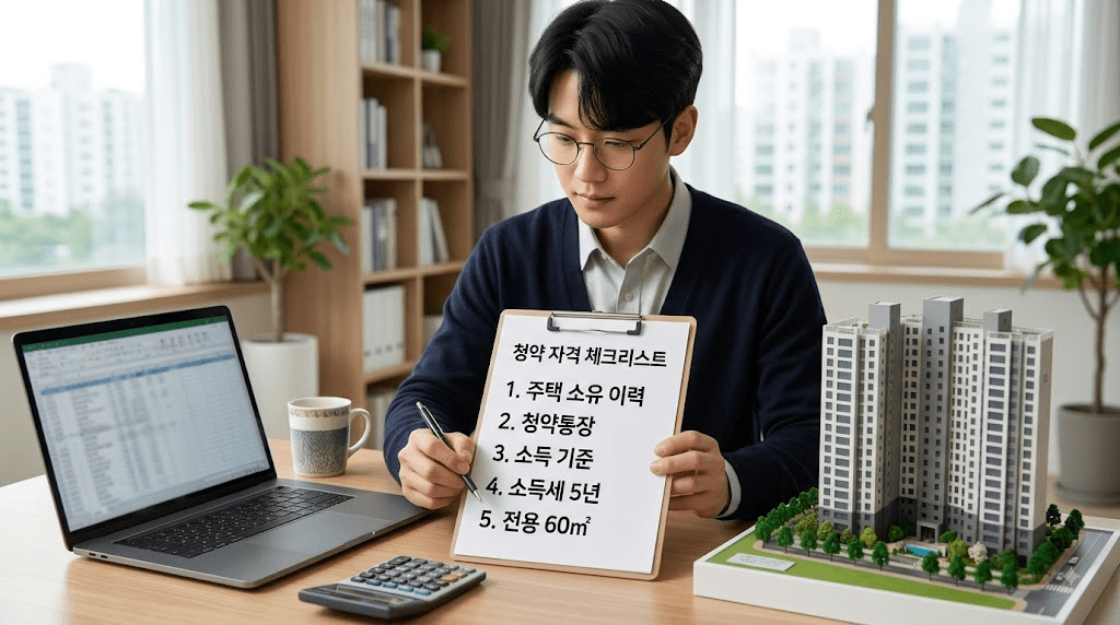 책상에 펼친 서류를 검토하는 남성