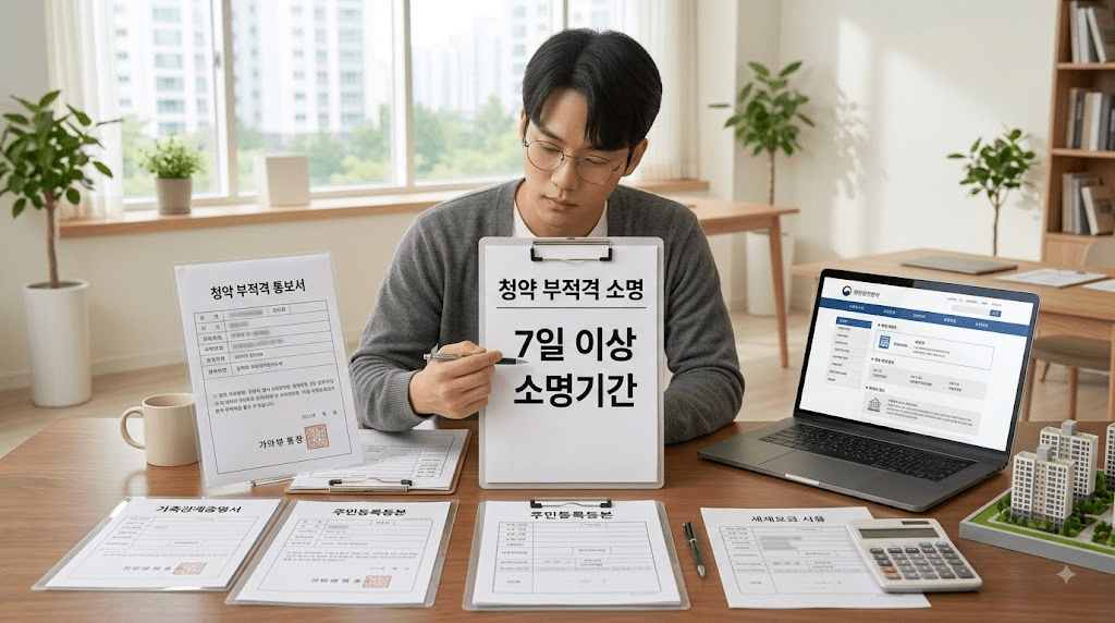 책상에 펼친 서류를 검토하는 남성