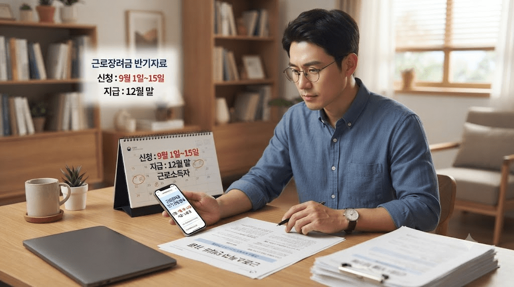 휴대전화 화면을 확인하는 남성