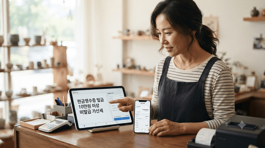 2026 현금영수증 발급 의무|10만원 기준·의무발행업종·미발급 가산세