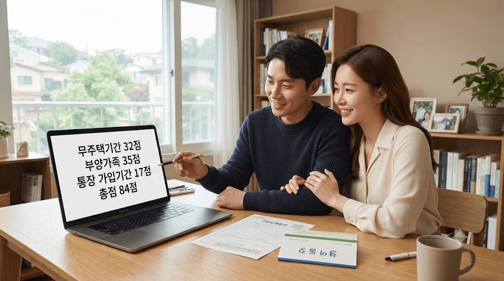 탁자에 펼친 서류를 함께 확인하는 두 사람