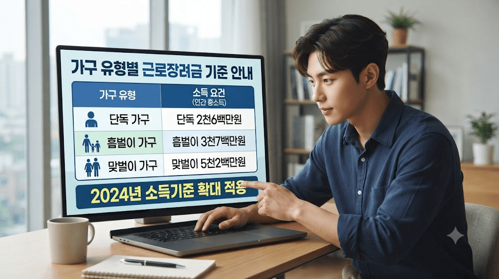 노트북 또는 컴퓨터 화면과 서류를 확인하는 남성