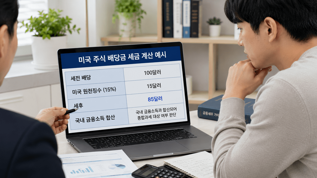 노트북 또는 컴퓨터 화면과 서류를 확인하는 남성