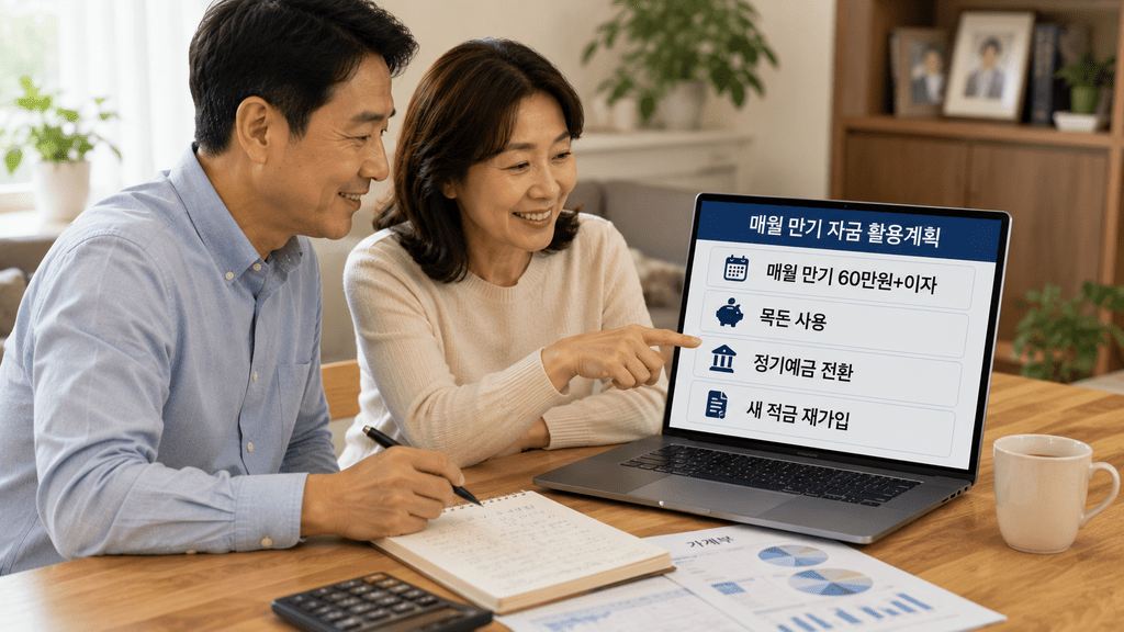 탁자에 펼친 서류를 함께 확인하는 두 사람