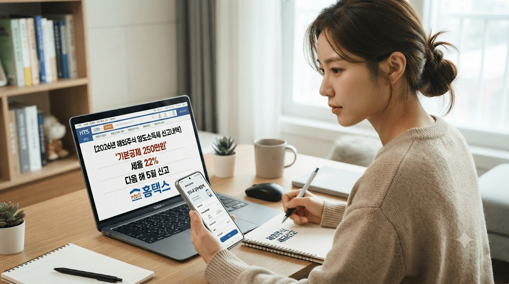 휴대전화 화면을 확인하는 여성