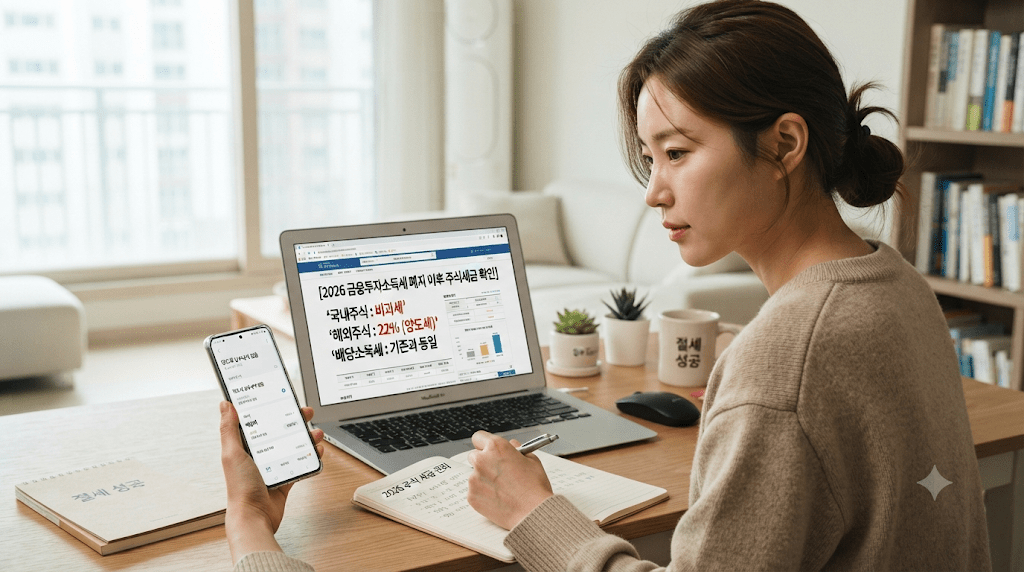 2026 금융투자소득세 폐지 이후|국내주식·해외주식·ETF 세금 총정리