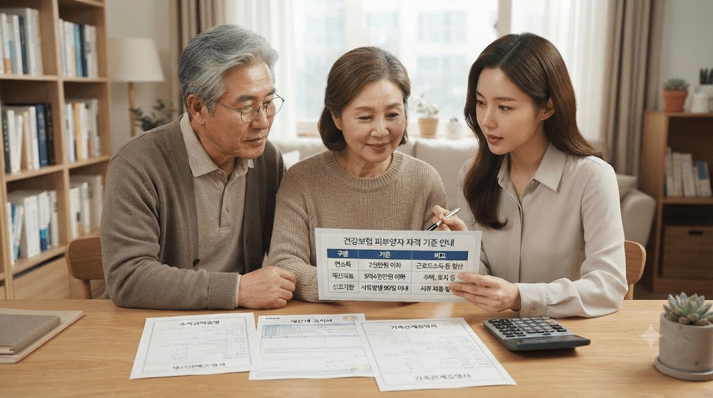 2026 건강보험 피부양자 자격｜소득 2천만원·재산·사업자 기준