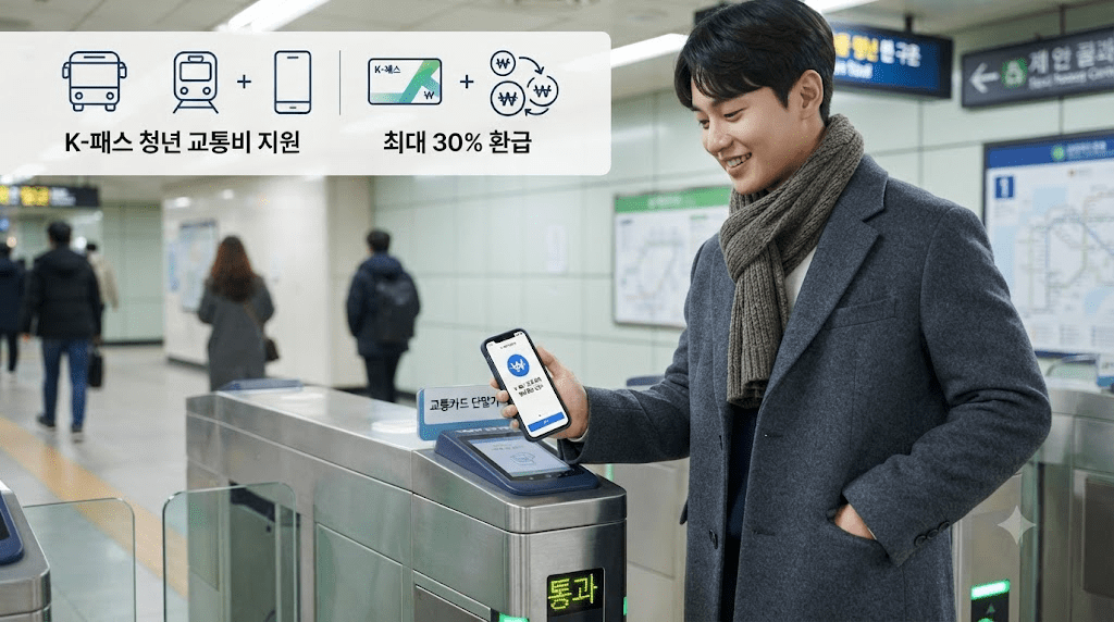 2026 청년 교통카드 발급 조건｜K-패스·모두의카드 환급 신청방법