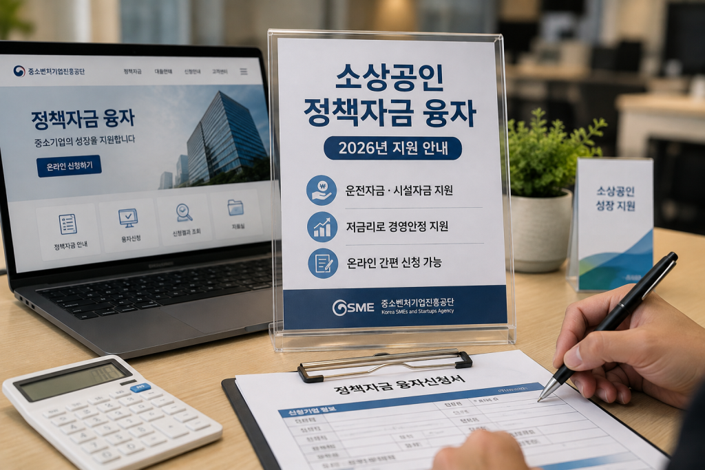 소상공인 정책자금 융자 신청 서류