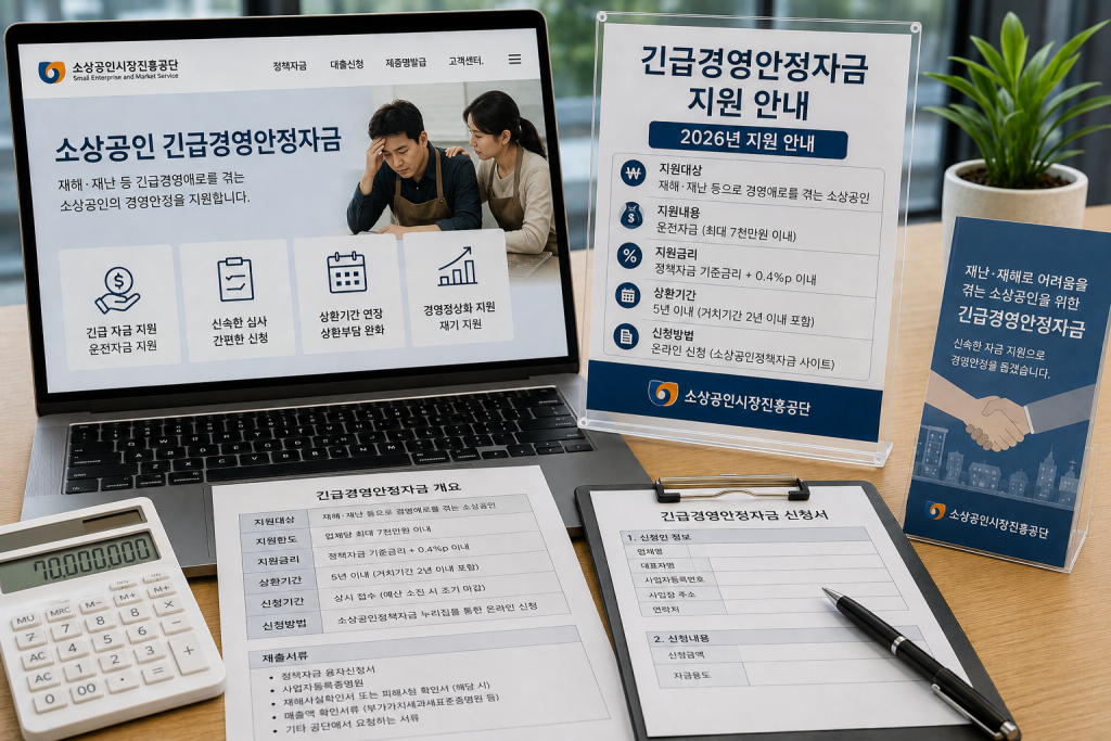 소상공인 긴급경영안정자금 안내 자료
