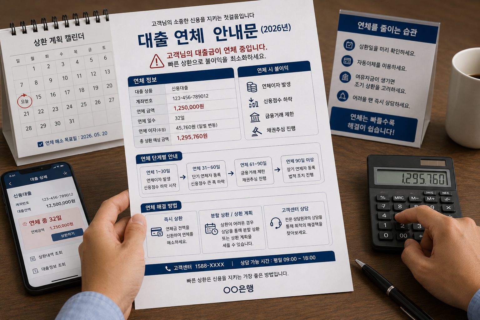 2026 대출 연체|하루·5일·30일·90일 지나면 신용점수 어떻게 될까?