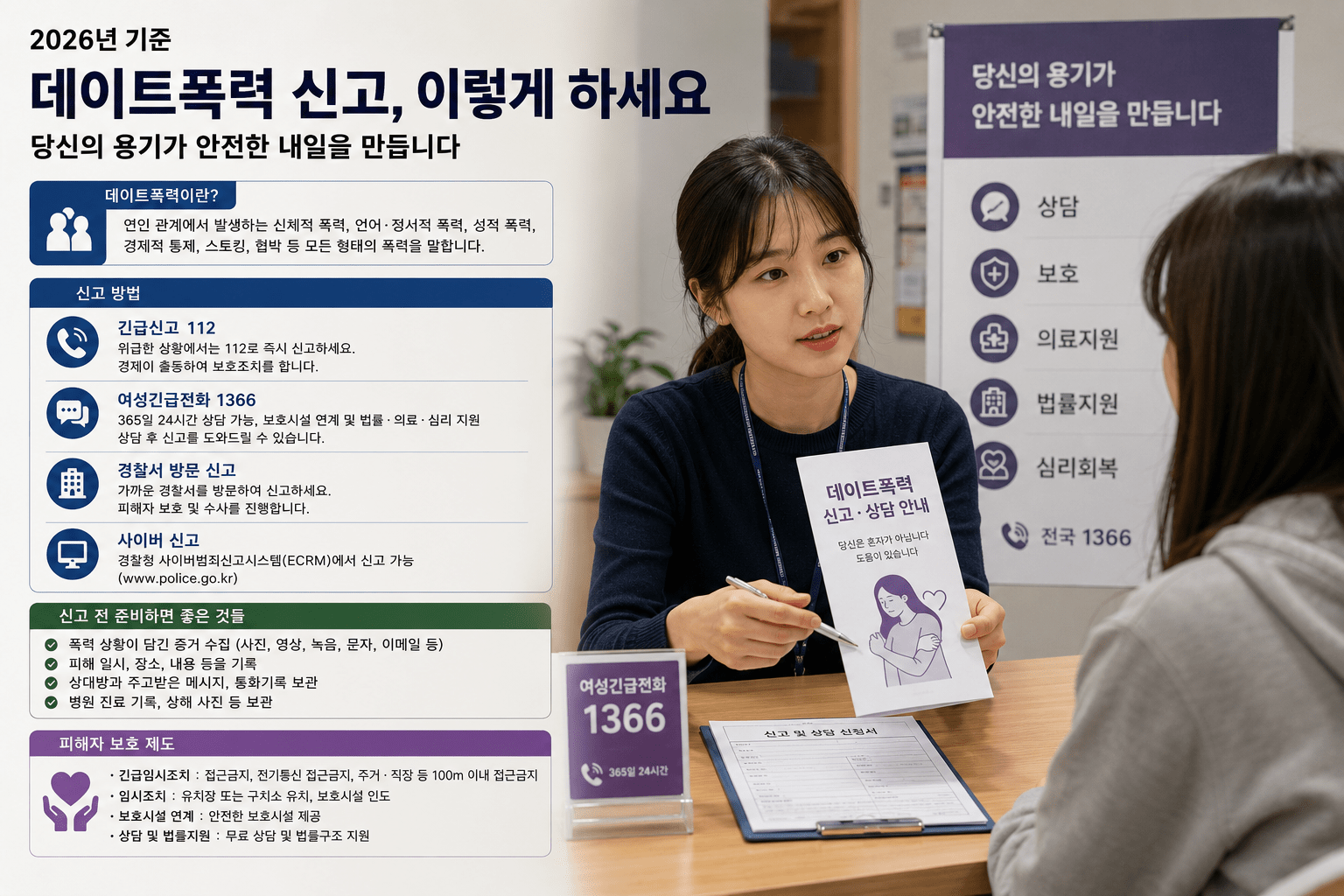 2026 데이트폭력 고소|폭행·협박·스토킹 신고방법·증거·접근금지 총정리