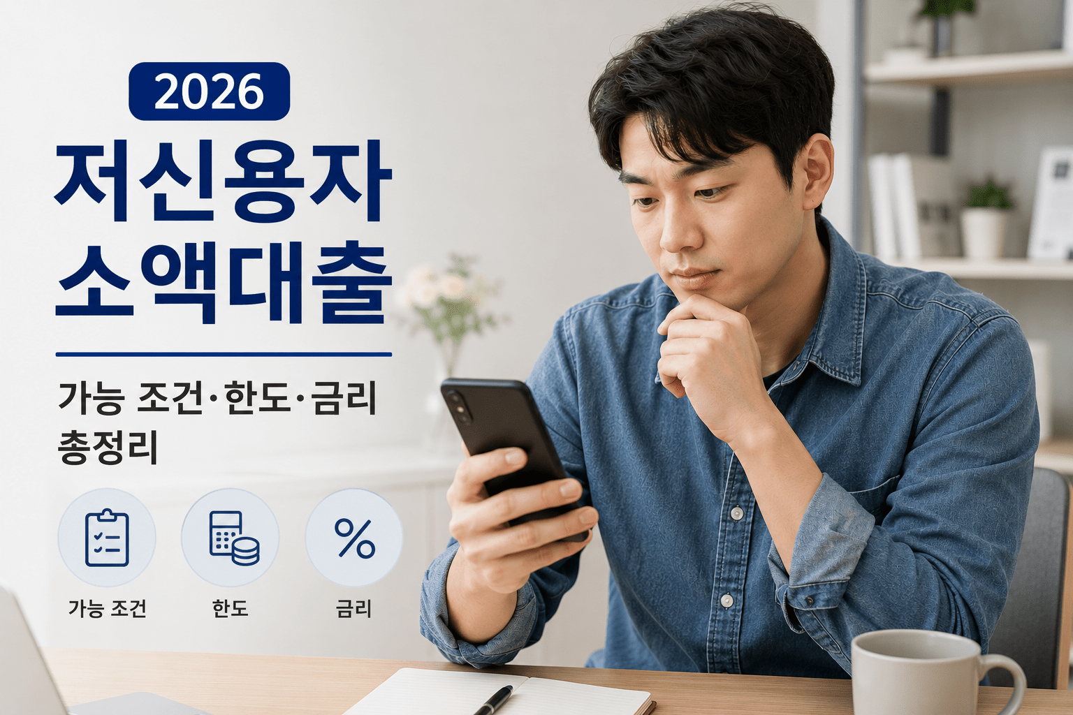 2026 저신용자 소액대출｜100만원부터 가능한 정부지원대출·조건·금리