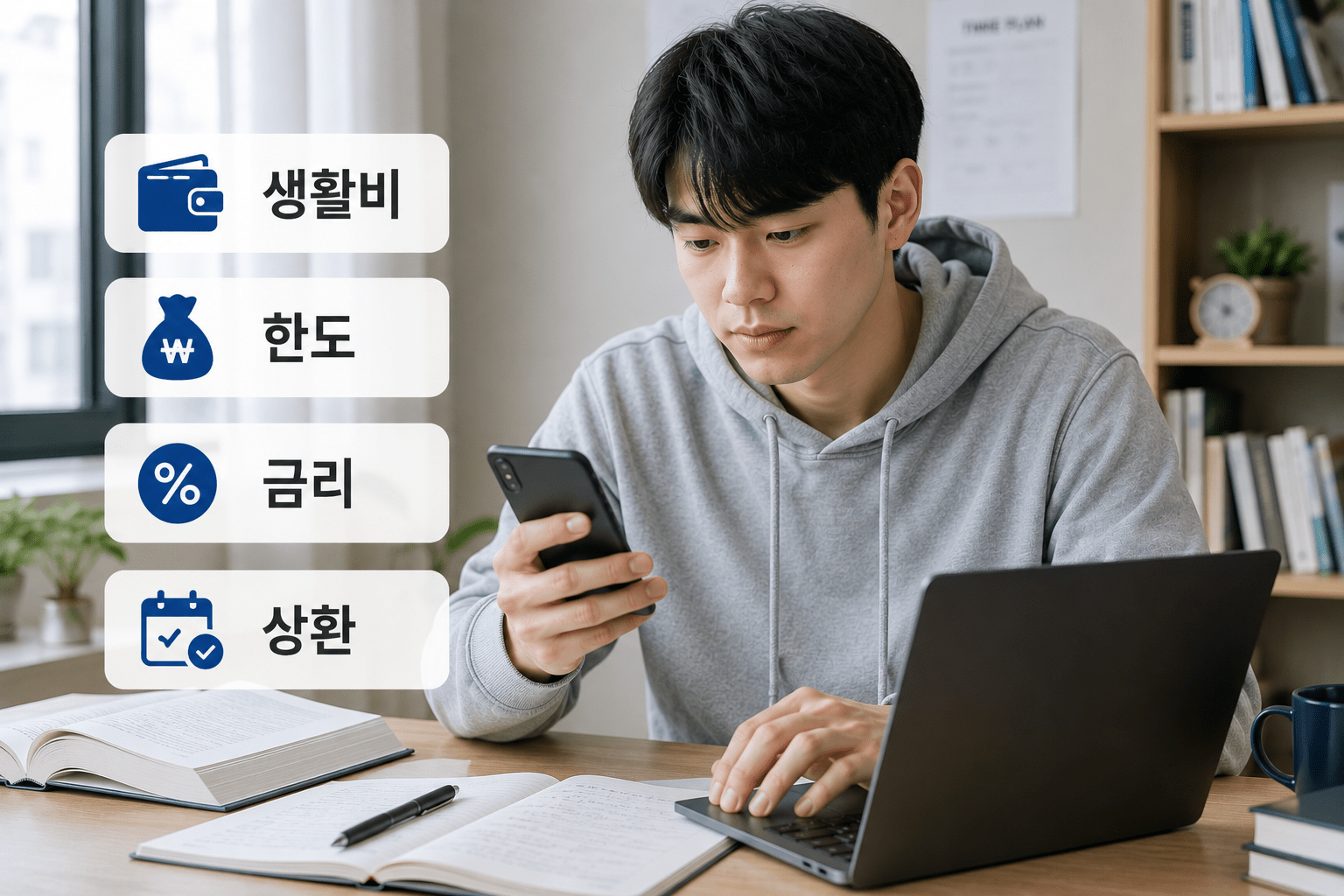 2026 대학생 소액대출 안전한 곳|생활비 200만원·햇살론유스 조건 비교