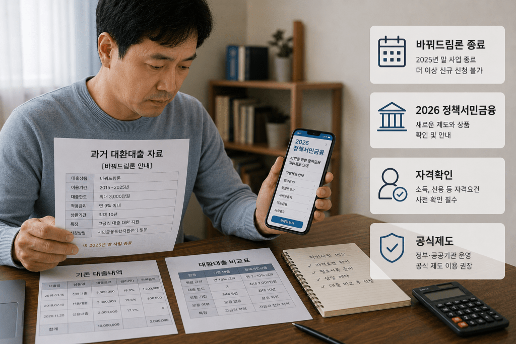 휴대전화와 금융 확인 항목 자료를 보는 남성