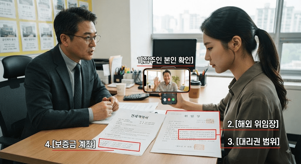 2026 해외 거주 집주인과 전세계약 주의사항｜위임장·본인 확인 방법