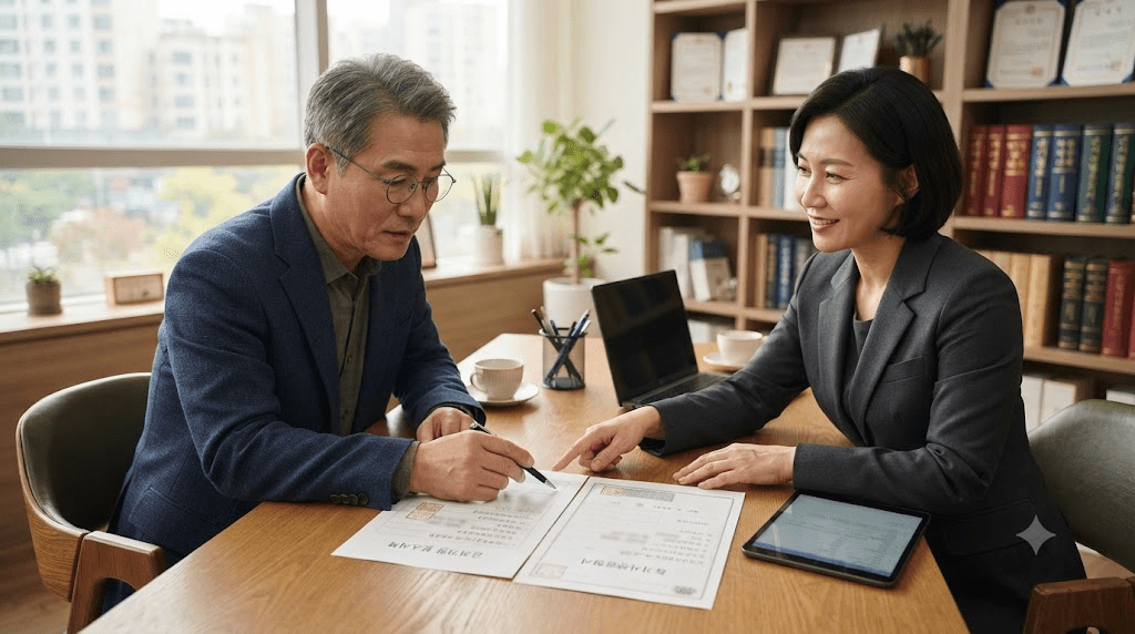 근저당권 말소에 필요한 서류와 등기 결과를 확인하는 모습