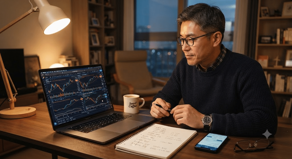 김승호 회장 투자 원칙처럼 미국 상장사 비중을 점검하는 투자자
