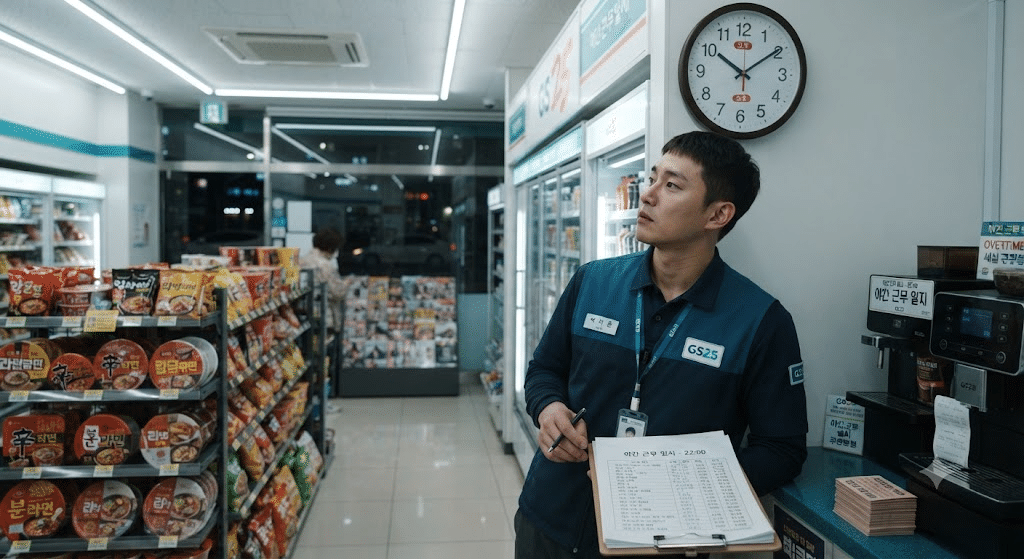 야간근로 가산수당이 붙는 밤 10시 이후 근무